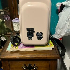 Karl Lagerfeld Cream Crossbody Bag